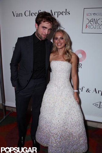 Natalie Portman Debuts Blond Locks at Dinner With Robert Pattinson Natalie Portman Debuts Blond Locks at Dinner With Robert Pattinson