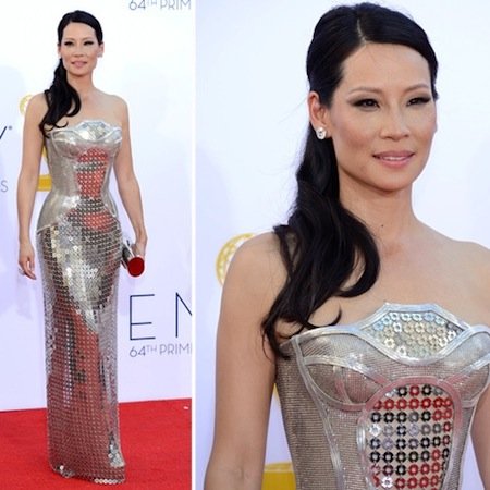Lucy Liu at the Emmys 2012
