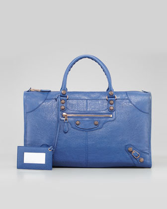 Giant 12 Rose Golden Work Bag, Bleute