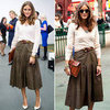 Olivia Palermo's Leather Skirt by Reiss
