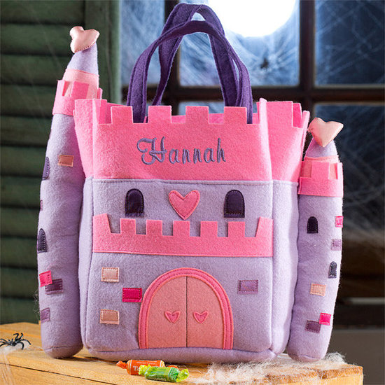 Princess Castle Embroidered Trick-or-Treat Bag ($20)