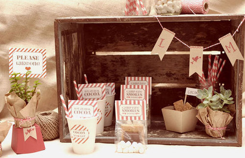 S'mores and Hot Cocoa Favors S'mores and Hot Cocoa Favors