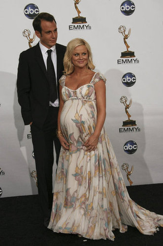Amy Poehler debuted a baby bump during the 2008 ceremony.
Amy Poehler debuted a baby bump during the 2008 ceremony.