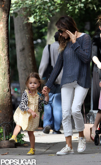 Sarah Jessica Parker and Loretta Broderick walked together.
Sarah Jessica Parker and Loretta Broderick walked together.