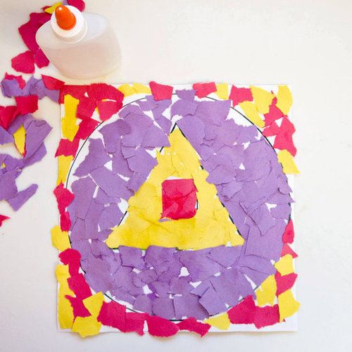 Torn Paper Collage