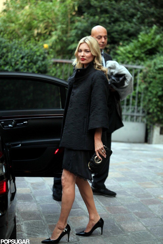Kate Moss Trades London Fashion Week Parties For One in Milan Kate Moss Trades London Fashion Week Parties For One in Milan