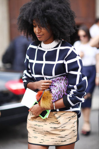 Style star Julia Sarr-Jamois worked her magic on a statement knit, leopard-print clutch, and printed mini.
Source: Greg Kessler
Style star Julia Sarr-Jamois worked her magic on a statement knit, leopard-print clutch, and printed mini.
Source: Greg Kessler