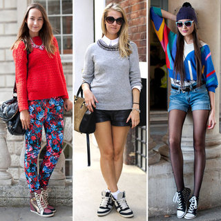 Shop London Fashion Week Street Style Pumped-Up Trainers