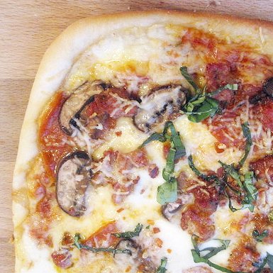Pepperoni, Mushroom, and Sausage Pizza Recipe