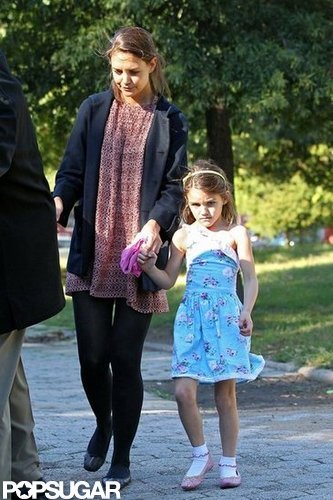 Katie Holmes took Suri to a playground in Brooklyn.
Katie Holmes took Suri to a playground in Brooklyn.