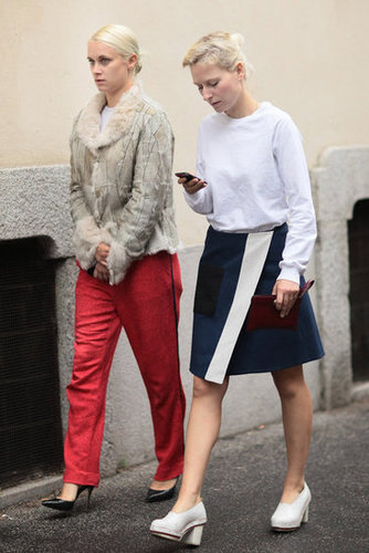 Milan Fashion Week Street Style Milan Fashion Week Street Style