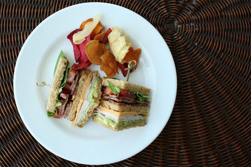 Turkey and Bacon Club Sandwich Turkey and Bacon Club Sandwich