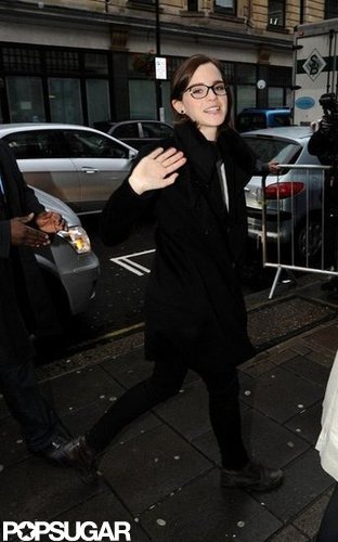 Emma Watson Dresses Up Pants For a Special Perks Screening Emma Watson Dresses Up Pants For a Special Perks Screening