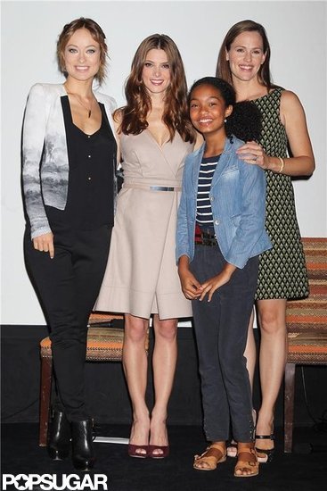 Jennifer Garner Teams Up With Ashley and Olivia to Talk Butter in NYC Jennifer Garner Teams Up With Ashley and Olivia to Talk Butter in NYC