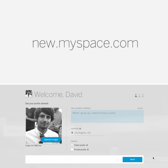 New and Improved Myspace
