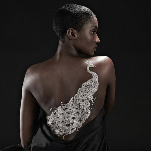 How to Wear Glitter Body Art