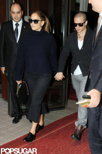 Jennifer Lopez Continues Her Busy PFW Day With Valentino and Casper Jennifer Lopez Continues Her Busy PFW Day With Valentino and Casper
