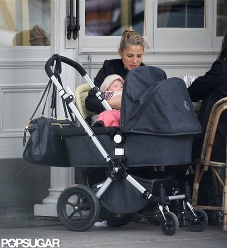 Elsa and India Cuddle Up While Chris Stays in Character Elsa and India Cuddle Up While Chris Stays in Character