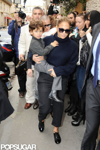 Jennifer Lopez Continues Her Busy PFW Day With Valentino and Casper Jennifer Lopez Continues Her Busy PFW Day With Valentino and Casper