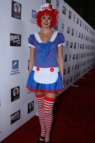 Stacy Keibler went to an LA party dressed as Raggedy Ann in 2007.
Stacy Keibler went to an LA party dressed as Raggedy Ann in 2007.