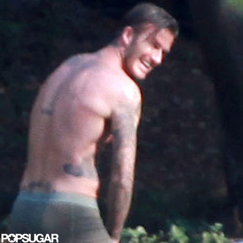 David Beckham Caught Shirtless Shooting a New Underwear Ad! David Beckham Caught Shirtless Shooting a New Underwear Ad!