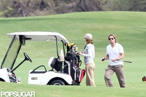 Keith Urban and Nicole Kidman played a couple's round in Hawaii in May 2010.
Keith Urban and Nicole Kidman played a couple's round in Hawaii in May 2010.