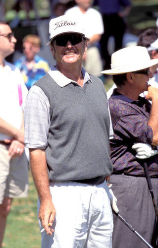 Jack Nicholson hit the course in LA in May 1996.
Jack Nicholson hit the course in LA in May 1996.