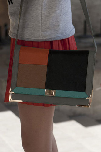 Colorblocking wowed on this classic satchel.
Colorblocking wowed on this classic satchel.