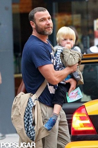 Liev Schreiber carried Kai Schreiber in NYC.
Liev Schreiber carried Kai Schreiber in NYC.