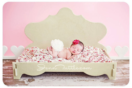 Cream Chiffon Ruffle Bum Bloomer and Itty-Bitty Headband