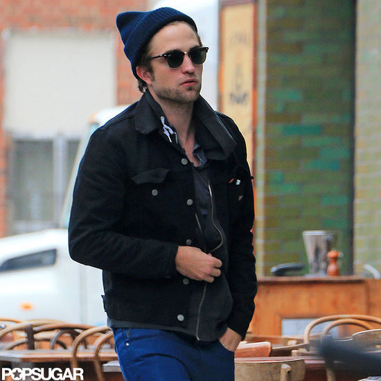 Robert Pattinson walked into the Bowery Hotel in NYC.
Robert Pattinson walked into the Bowery Hotel in NYC.