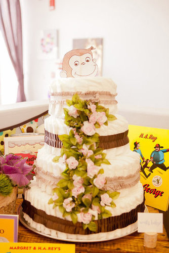 Curious George Diaper Cake Curious George Diaper Cake
