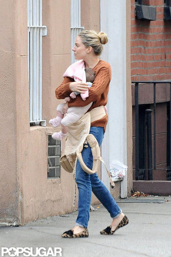 Sienna Miller Brunches With Baby Marlowe in the Big Apple Sienna Miller Brunches With Baby Marlowe in the Big Apple