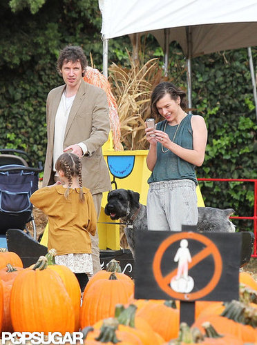 Milla Jovovich and her husband, Paul W.S. Anderson, checked out an LA patch with daughter Ever.
Milla Jovovich and her husband, Paul W.S. Anderson, checked out an LA patch with daughter Ever.