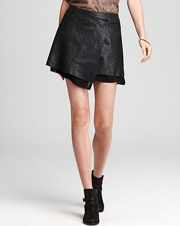 A nod to the Asian influence with a wrap-style silhouette, this Joie Bryson Leather Miniskirt ($528) would become the focal point of any outfit.
A nod to the Asian influence with a wrap-style silhouette, this Joie Bryson Leather Miniskirt ($528) would become the focal point of any outfit.
