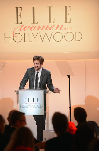 Robert Pattinson Attends Elle's Women in Hollywood Bash to Honor Uma Robert Pattinson Attends Elle's Women in Hollywood Bash to Honor Uma