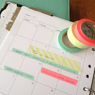 Washi Tape Calendar