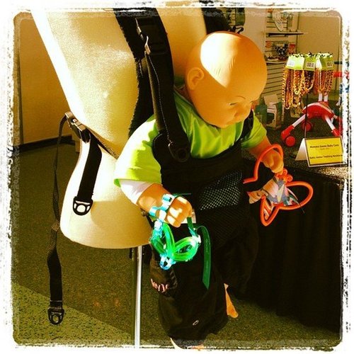 The JuJu Roo Water Baby Carrier is designed to be used in the shower or the pool with baby.
The JuJu Roo Water Baby Carrier is designed to be used in the shower or the pool with baby.