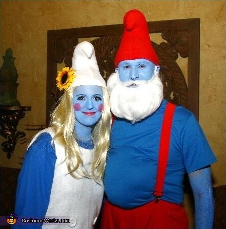 Papa Smurf and Smurfette Papa Smurf and Smurfette
