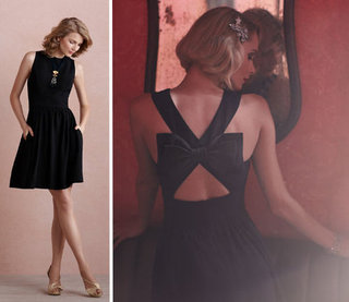 Little Black Dress With Bow in Back