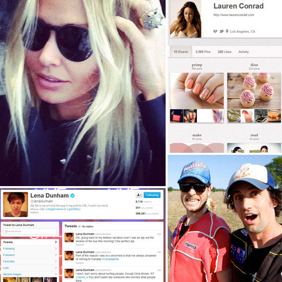 Celebrities to Follow on Social Media: Twitter, Instagram, Pinterest and Facebook Celebrities to Follow on Social Media: Twitter, Instagram, Pinterest and Facebook