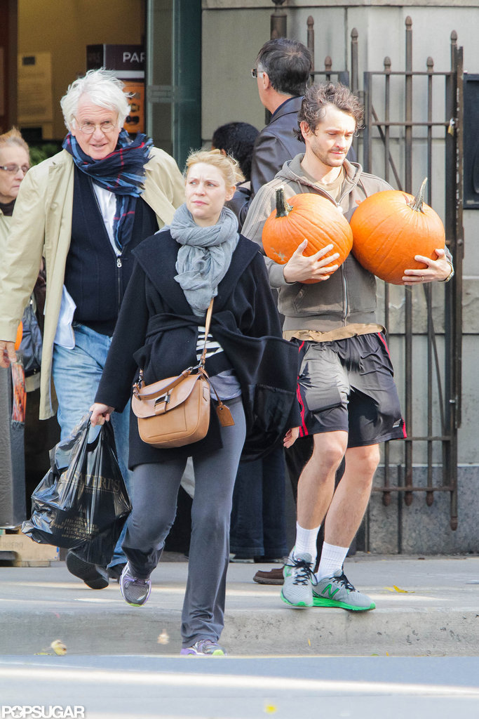 Claire Danes and Hugh Dancy prepared for Halloween in Toronto. Claire Danes and Hugh Dancy prepared for Halloween in Toronto.
