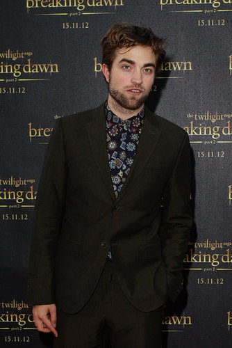 Robert Pattinson was in Sydney to promote Breaking Dawn Part 2.
Robert Pattinson was in Sydney to promote Breaking Dawn Part 2.