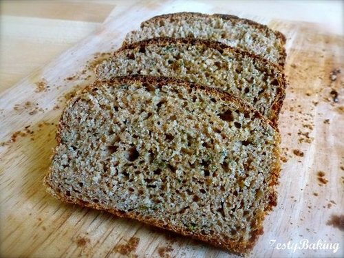 Roasted Garlic & Basil Spelt Bread