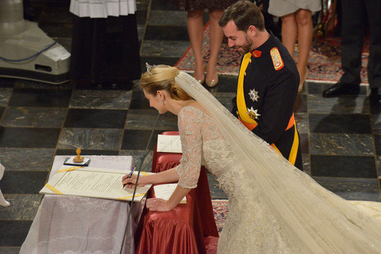 The Wedding Of Prince Guillaume Of Luxembourg & Stephanie de Lannoy - Official and Civil Ceremony