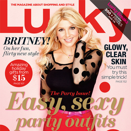 Britney Spears December Lucky Magazine Cover 2012 | Pictures
