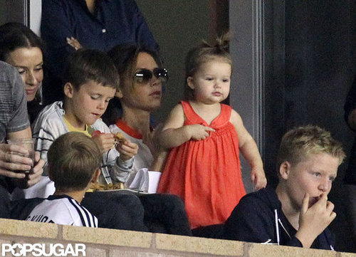 Harper Beckham was with her mother, Victoria Beckham, in LA.
Harper Beckham was with her mother, Victoria Beckham, in LA.