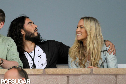 Russell Brand stepped out to watch soccer in LA.
Russell Brand stepped out to watch soccer in LA.
