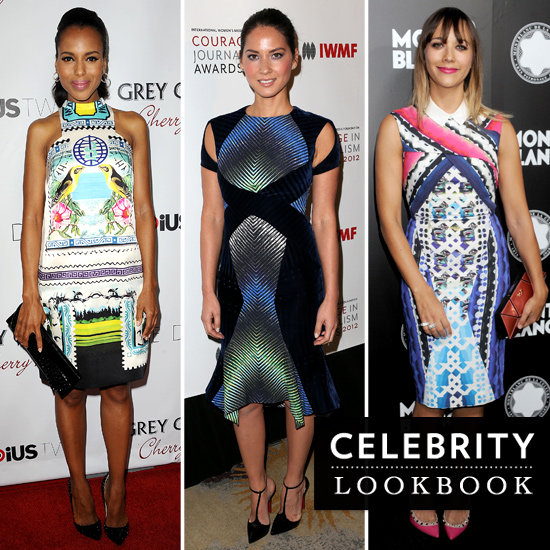 Celebrities Wearing Digital Print Dresses 2012 Celebrities Wearing Digital Print Dresses 2012