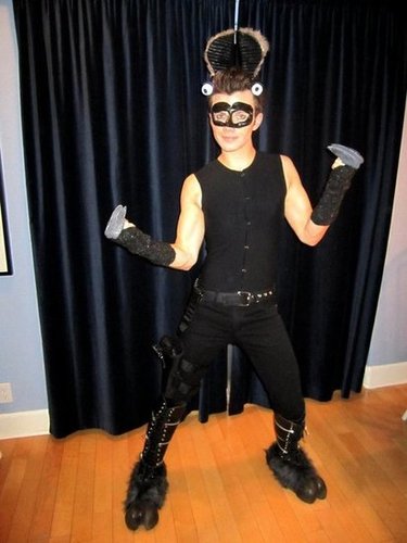 Chris Colfer struck a pose as a llama assassin dressed in all black.
Source: Twitter user chriscolfer
Chris Colfer struck a pose as a llama assassin dressed in all black.
Source: Twitter user chriscolfer